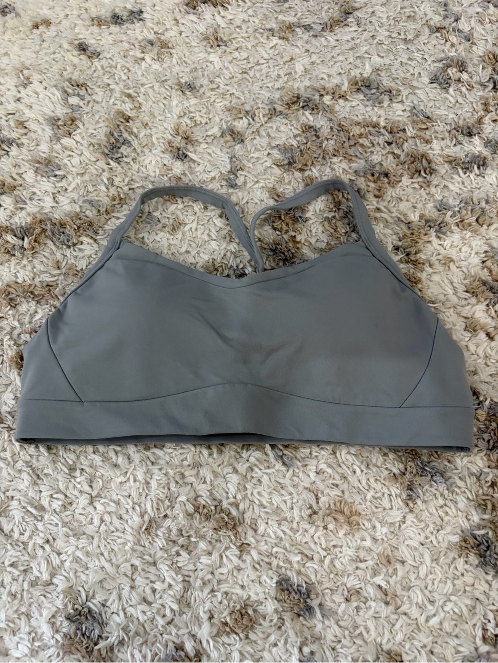 Athleta Gray Seamless Sports Bralette*